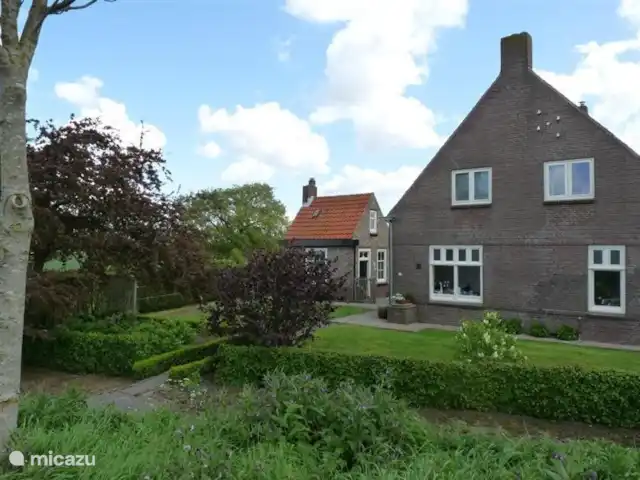 Hof Statendijk | Pays-Bas, Zélande, IJzendijke - ferme Côté de la maison depuis la digue