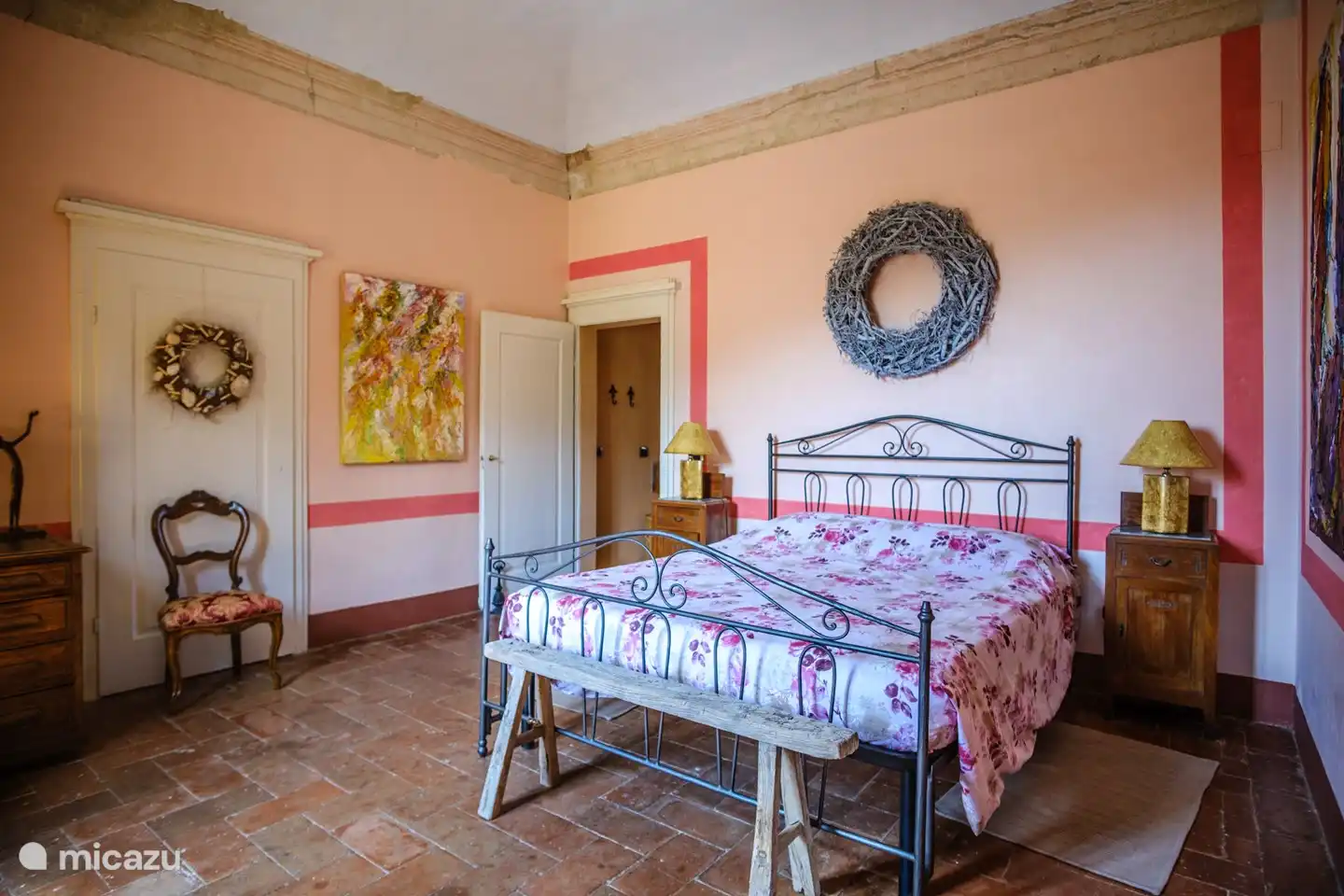 El 1er dormitorio con baño en suite.