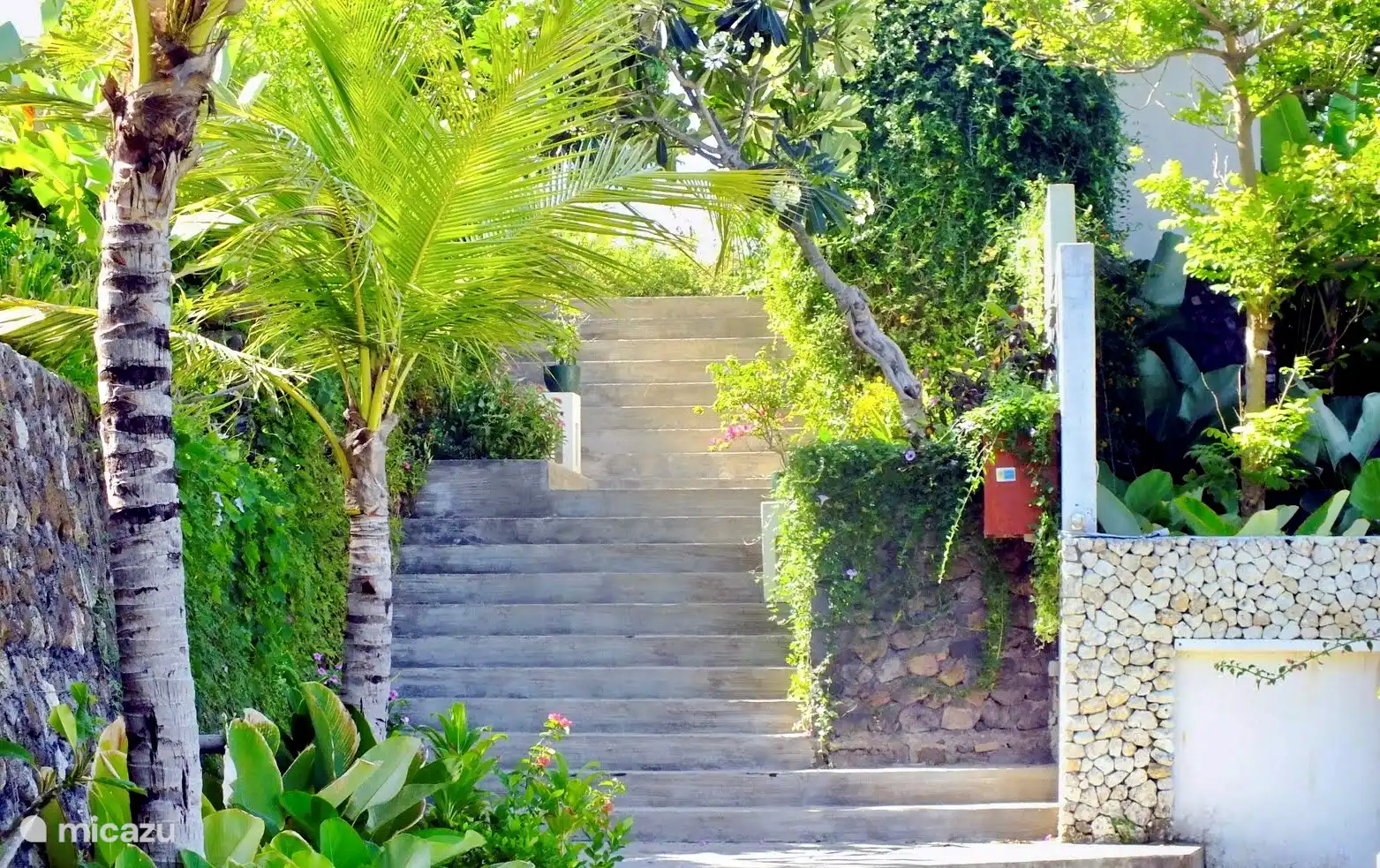 The stairs to the front door