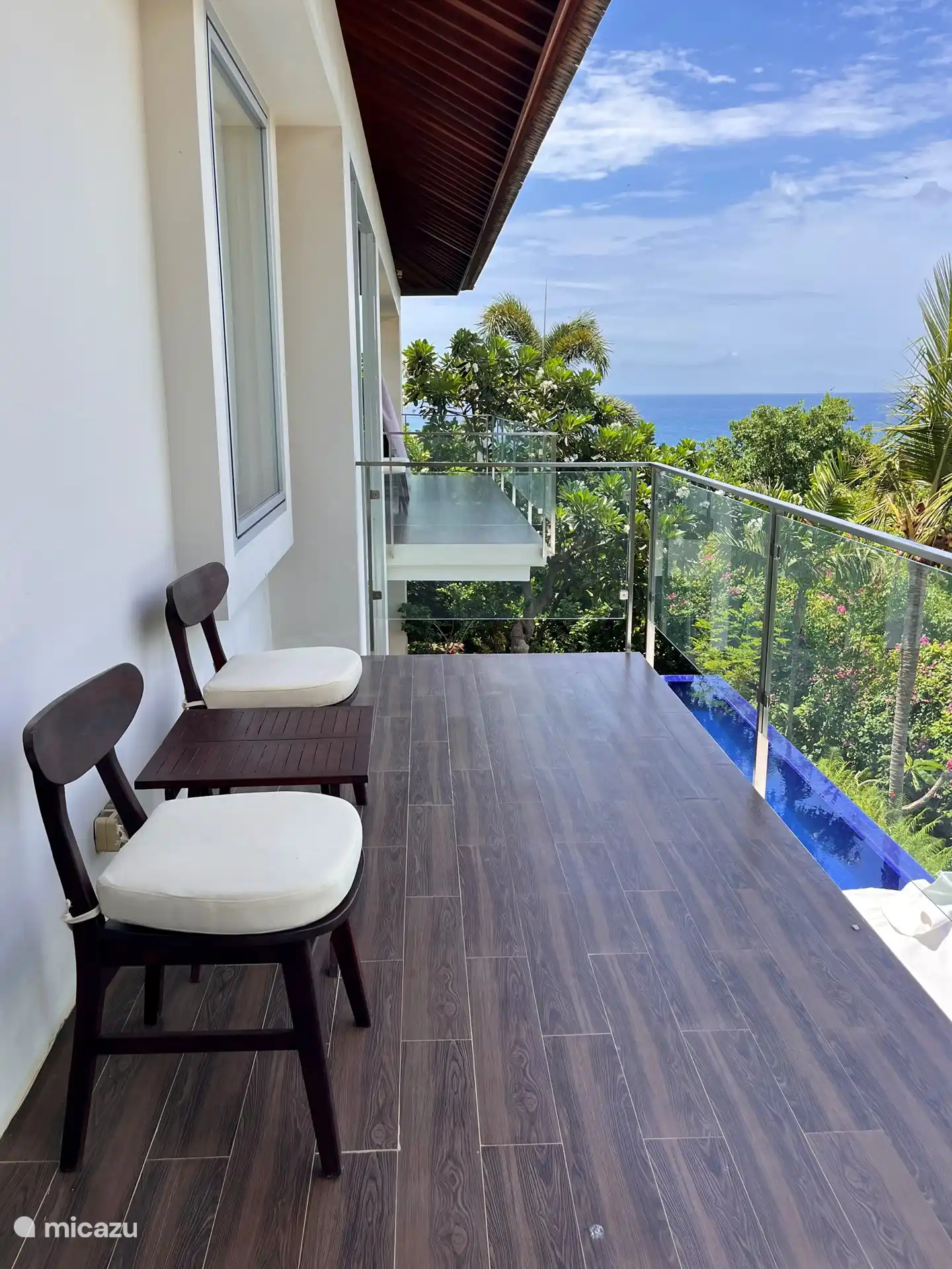 Balconies of the bedrooms