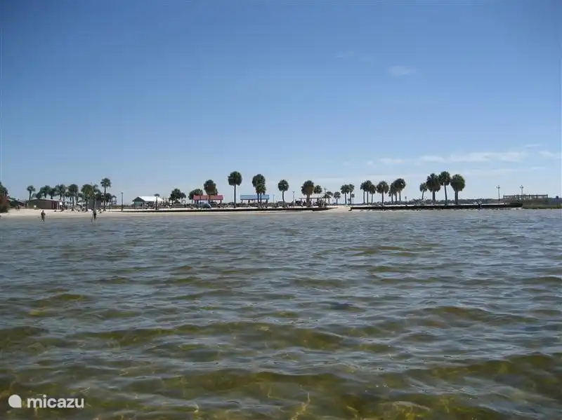 Pine Island vanaf de Golf van Mexico