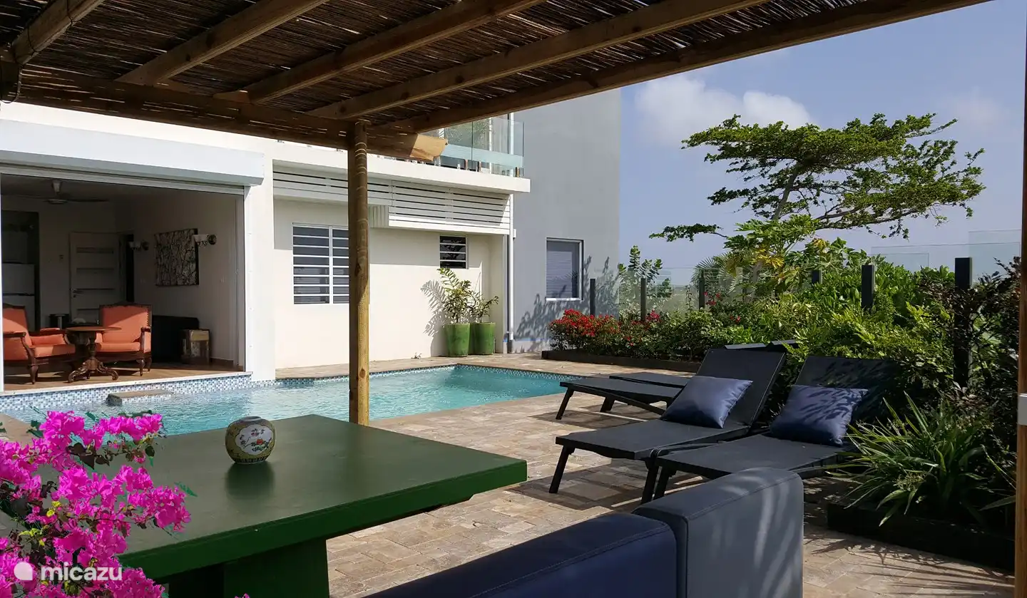 vakantiehuis huren in Dominguito, Curacao-Midden, Curaçao - Het Catshuis Zon, Zee & Zwembad