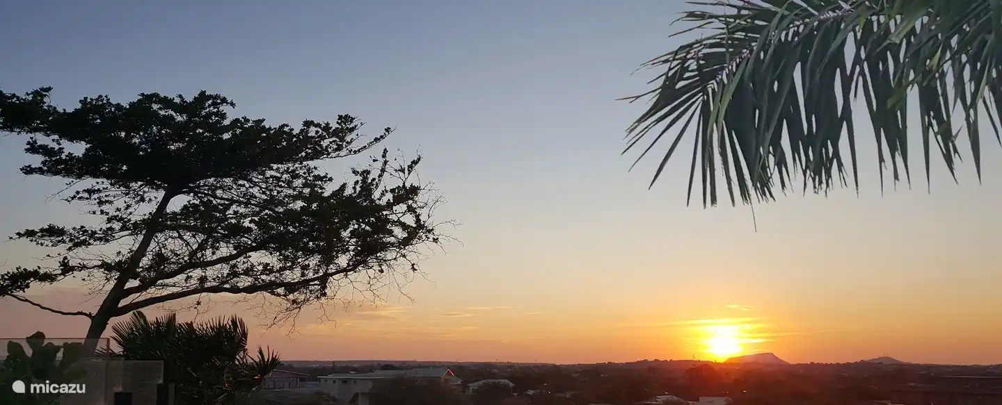 Elke ochtend een andere zonsopgang.