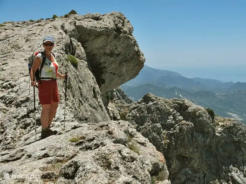 Belle vue depuis la plus haute montagne, La Maroma.