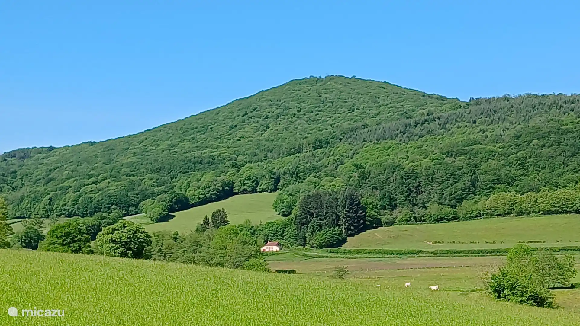 'Le Verne' ligt net onder de Mont Touleur, bij Larochemillay.