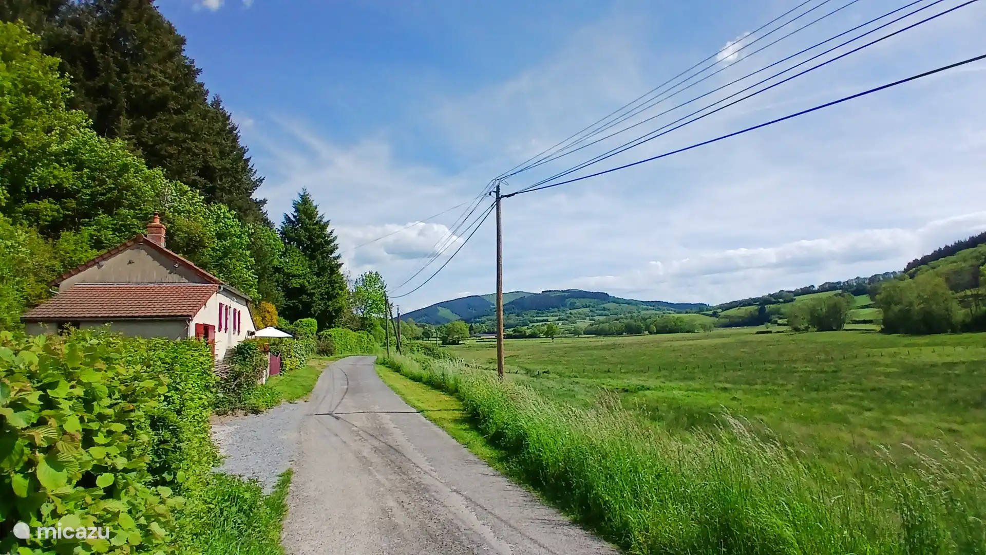 Gite 'Le Verne' is zeer rustig gelegen.