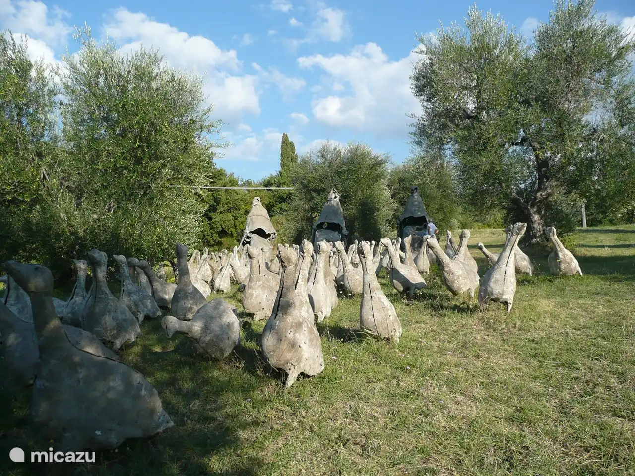 Gaenze Armee, giardino von Daniel Spoerri