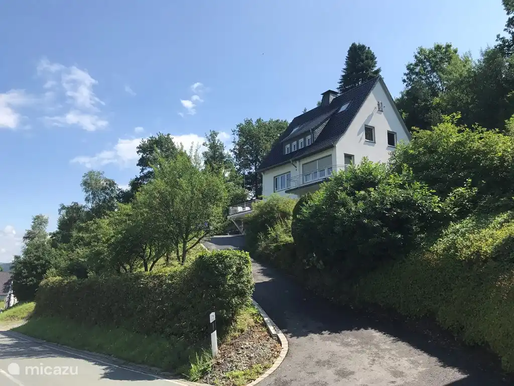 Vanaf de weg goed toegankelijke oprijlaan (eigenweg).
