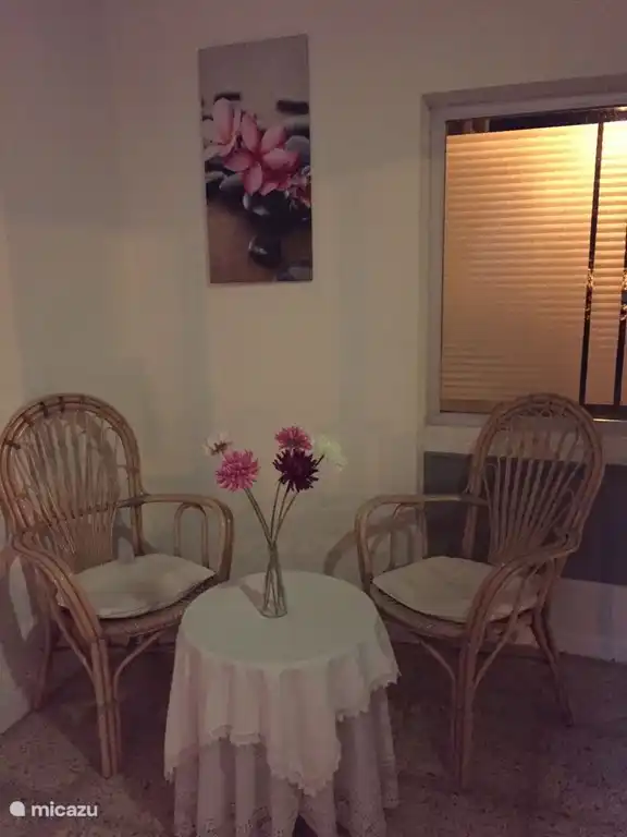 Un rincón de lectura.