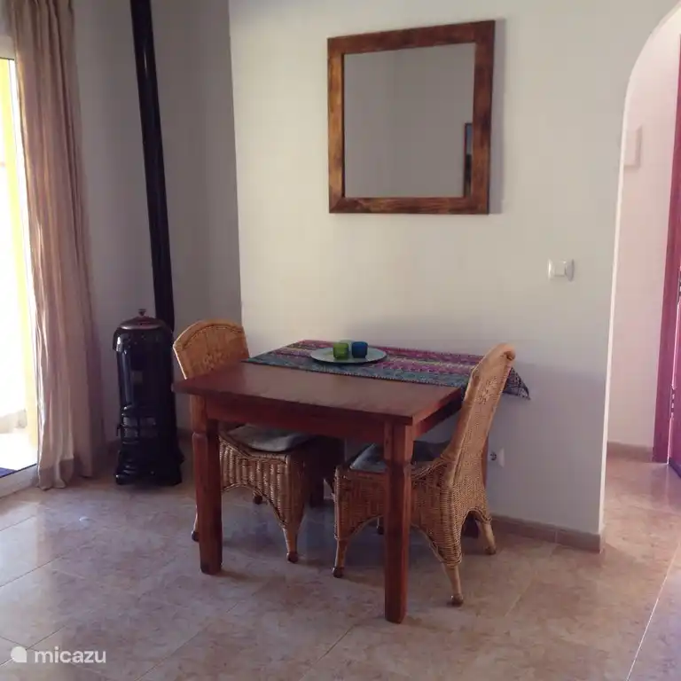 Herd und Central Heitzung von Casa Miantojo. Speziell für die kalten Nächte im Winter.