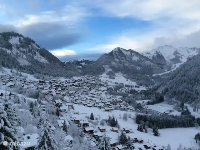 Location de Vacances France, Haute-Savoie, Chatel, appartement - Chalet de Barbessine C 15 Vue du balcon