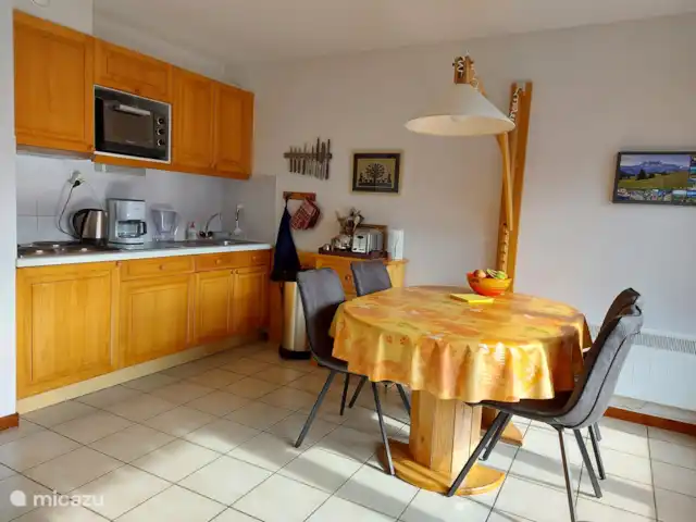 Location de Vacances France, Haute-Savoie, Chatel, appartement - Chalet de Barbessine C 15 Cuisine entièrement équipée