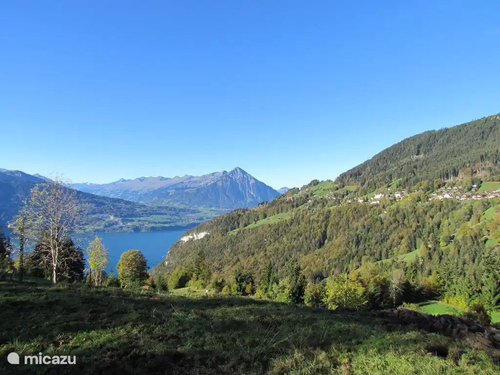 Beatenberg with the Niesen in the background.