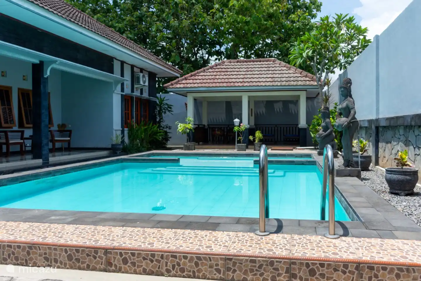 Randonnée, Indonésie, Java, Klaten, villa Villa Ditya (près de Yogyakarta)