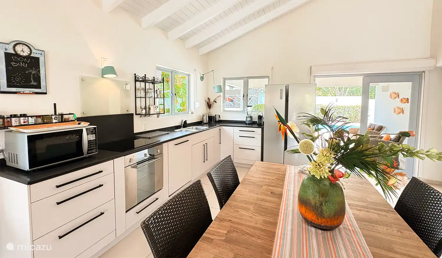 L’attrayant salon-salle à manger