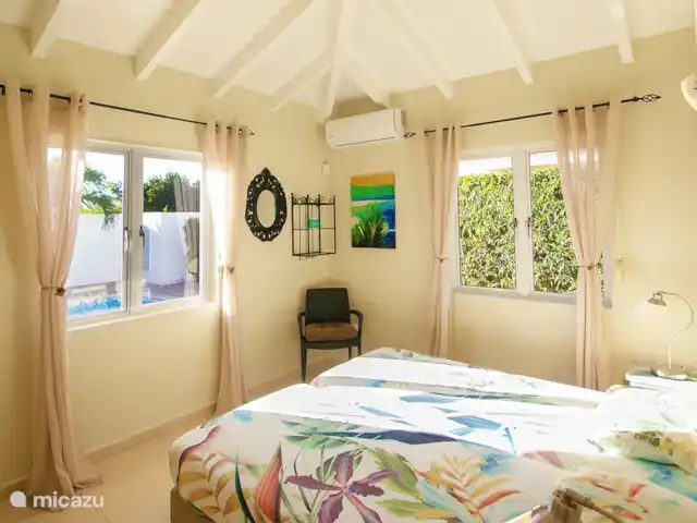 Villa Kas Orano | Curaçao, Banda Ariba (est), Jan Thiel - villa La troisième chambre confortable avec salle de bain spacieuse partagée