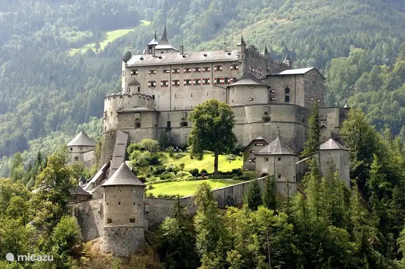 Erlebnisburg Hohenwerfen, 30 Kilometer von Flachau ist das Märchenschloss mit alltäglichen besondere Erlebnisse.