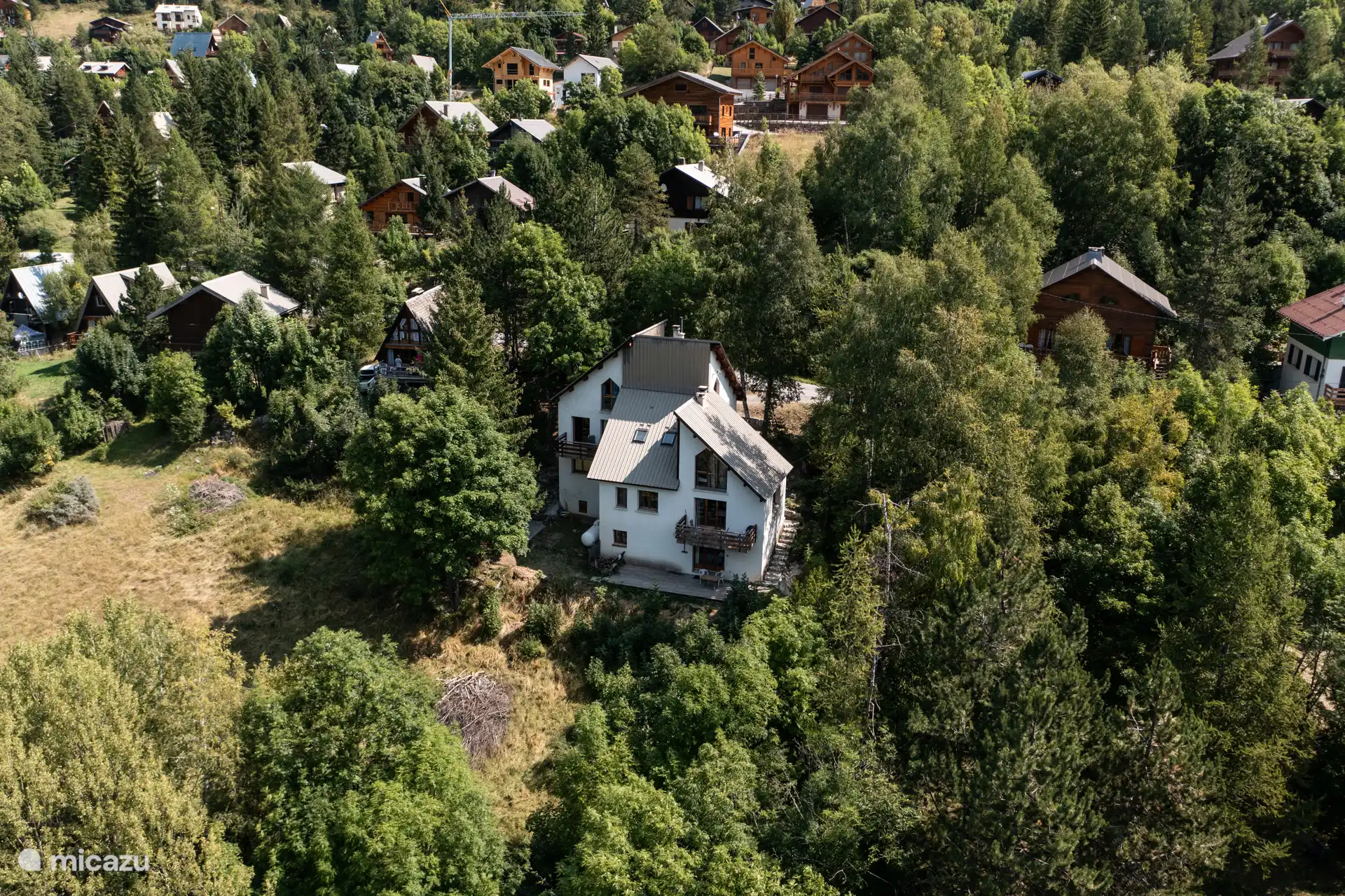 Vue aérienne de la maison