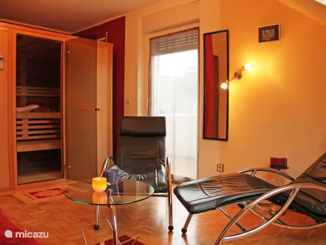 villa margarita en Alemania, Sauerland, Winterberg - villa Relájate en la sauna de infrarrojos, agradable después de hacer ejercicio.