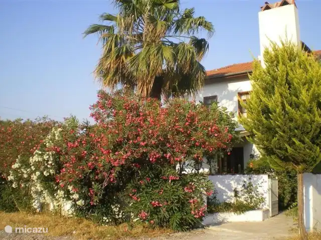 villa en Turquía, Costa licia, Dalyan – Villa Manzara Rudy, Wifi Gratis! villa vista desde el lado de la calle