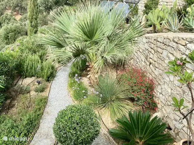 vista al puerto deportivo en Grecia, Creta, Plakias - apartamento jardín