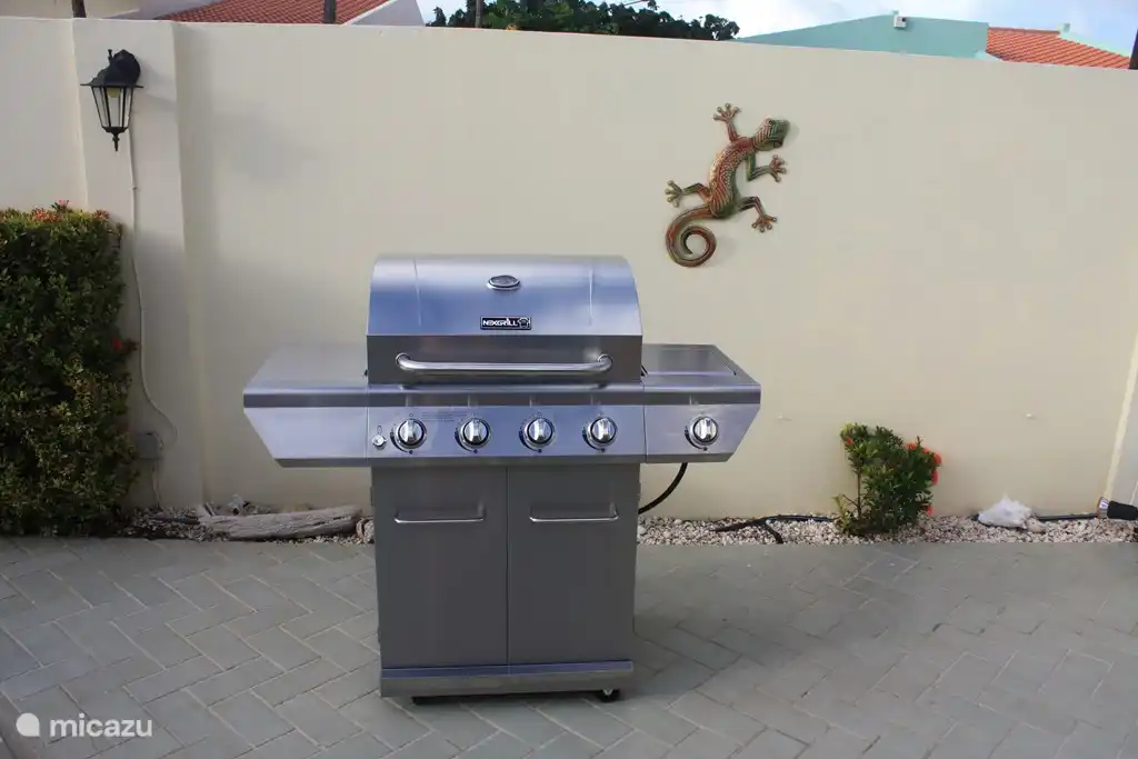 Ein Luxus-Grill ist vorhanden