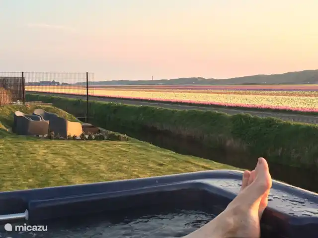 Location de Vacances Pays-Bas, Hollande du Nord, Julianadorp aan Zee, villa - Villa Ooghduyne Vue depuis le jacuzzi
