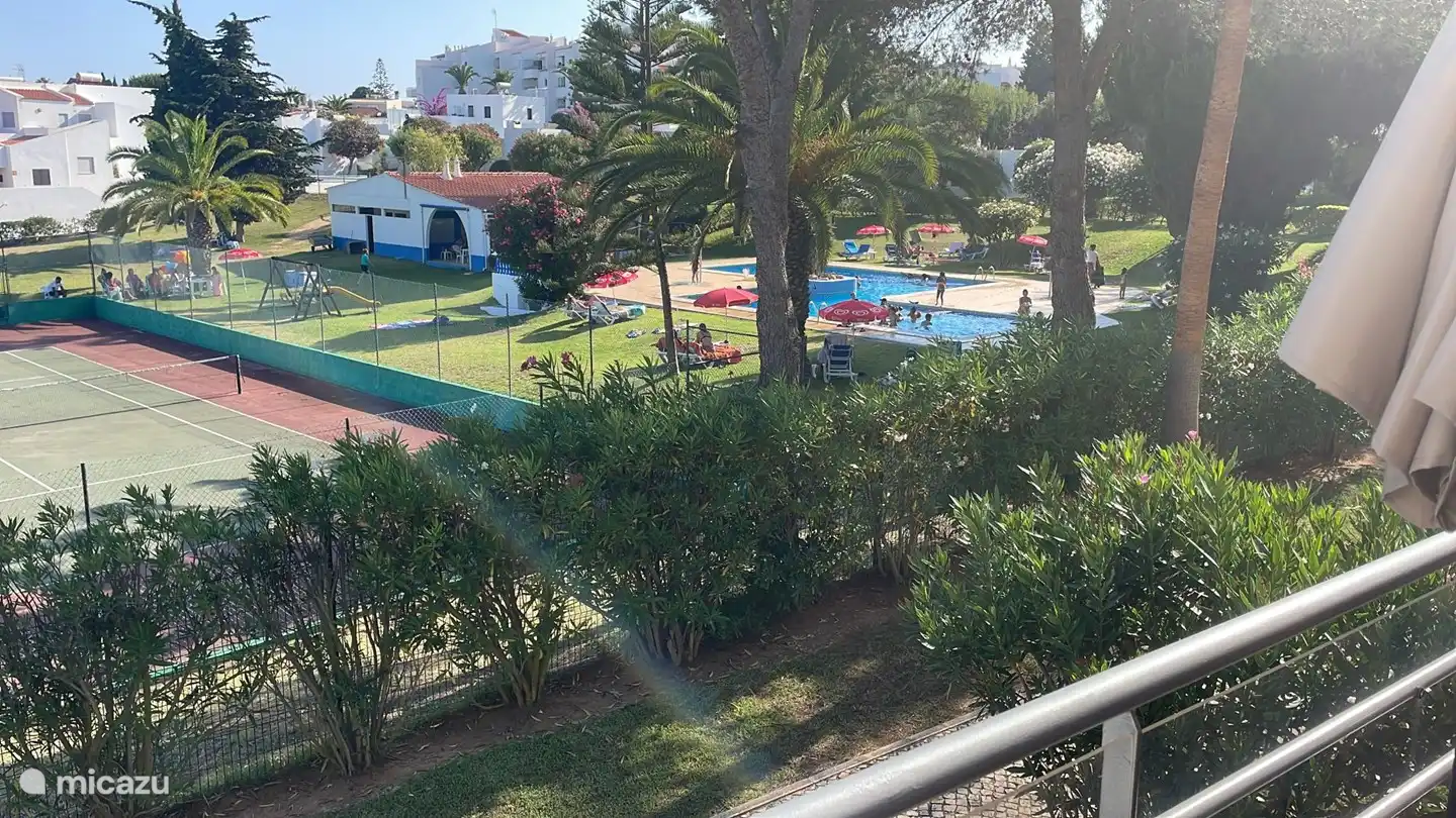 Het zwembad in juli.