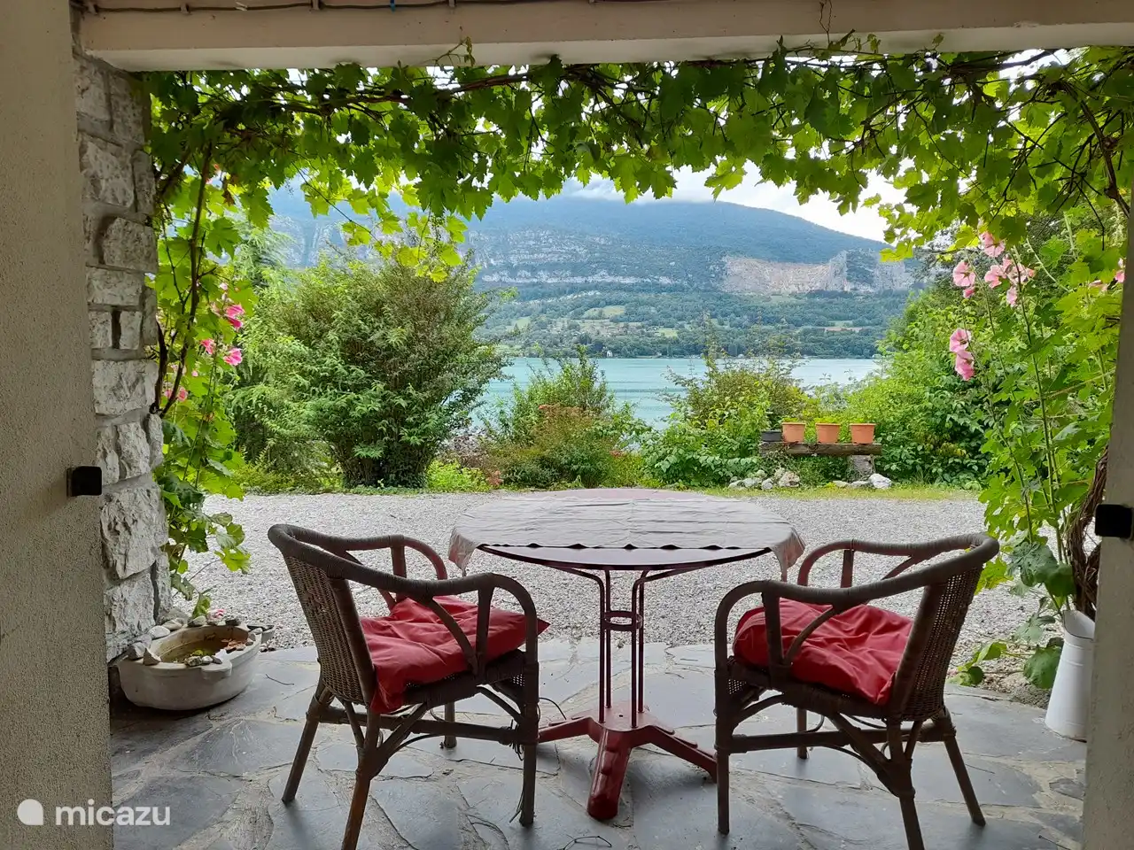 Blick aus dem Studio