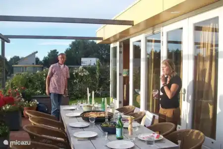 Vakantiehuis Nederland, Friesland, Koudum - villa Watergeus En 's avonds paella eten