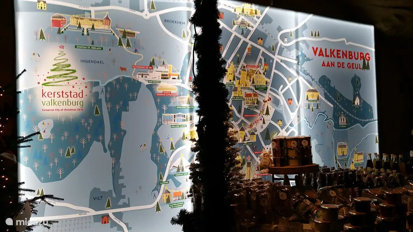 Chaque année, Valkenburg se transforme en ville de Noël.
En 2023, c'est du 17 novembre 2023 au 7 janvier. 2024.