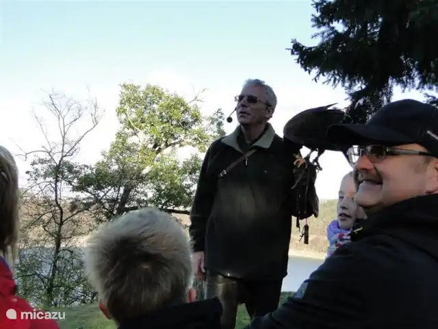 Soy Sternberg 33 en Alemania, Sauerland, Frankenau - casa vacacional Parque de animales con espectáculo de aves.
En este parque de animales encontrarás animales autóctonos como jabalíes, lobos, tejones, etc. También hay un parque infantil y podrás disfrutar de una copa.
No está permitido llevar adentro a su amigo de cuatro patas, pero hay perreras gratuitas disponibles.