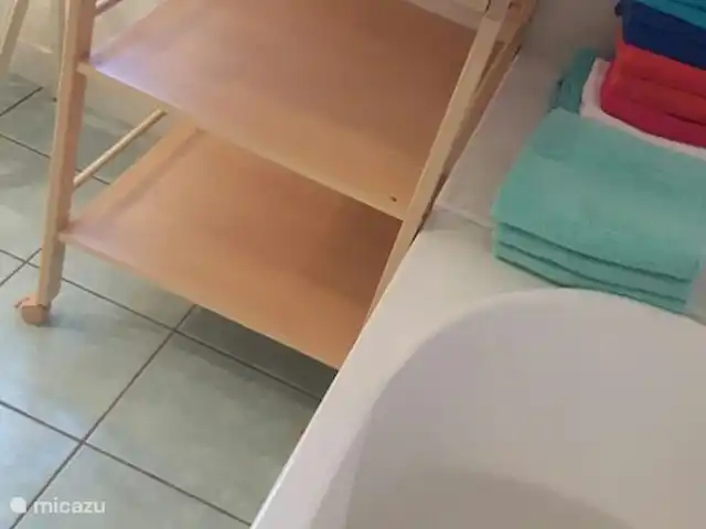 Casa de vacaciones Maraval en Francia, Dordoña, Cublac - casa vacacional Cambiador infantil en el baño de arriba
