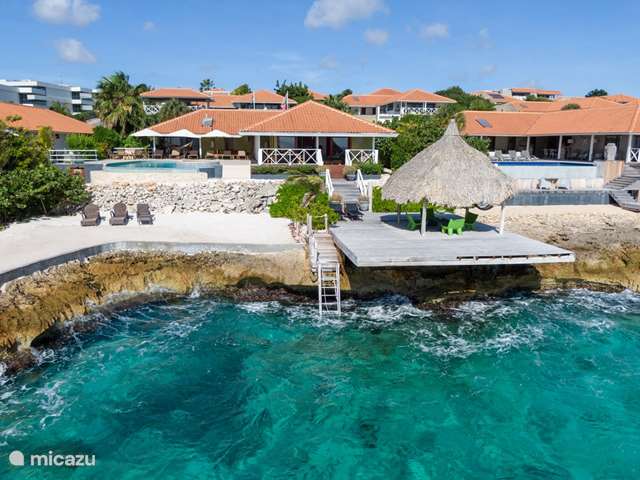 Faire de la voile, Curaçao, Banda Ariba (est), Jan Thiel, villa Villa face à l'océan sur le complexe de Boca Gentil
