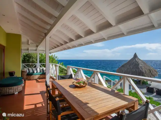 Villa frente al mar en el resort Boca Gentil en Curazao, Banda Arriba (este), Jan Thiel - villa Mire hacia donde mire, tiene una hermosa vista en esta villa de vacaciones. Siempre hermosa vista.
