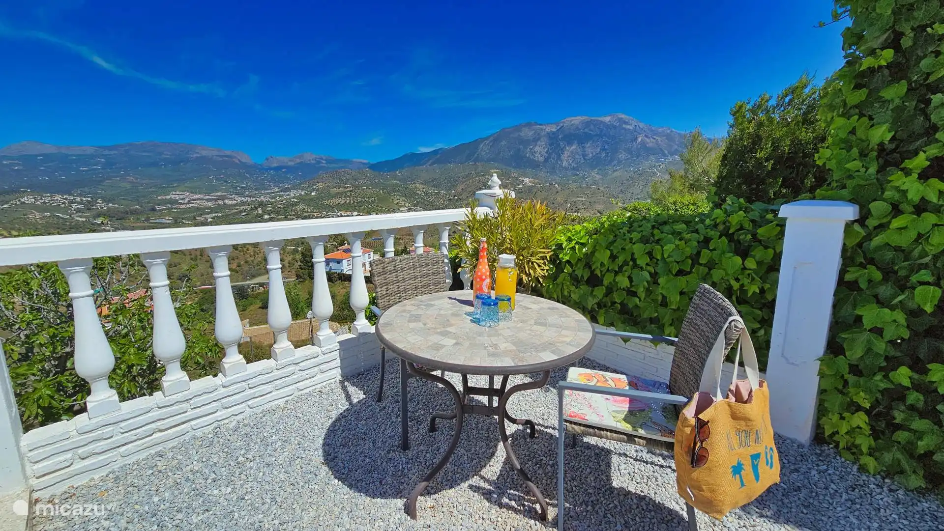 Uitzicht op de hoogste berg van Málaga