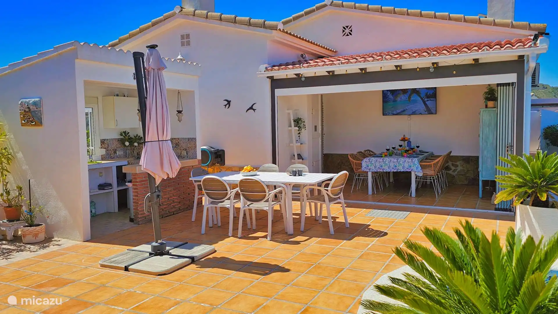 Veranda en buitenkeuken