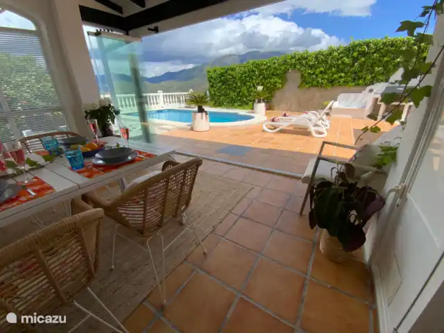 Villa  Casa Hollandia huren in Spanje, Andalusië, Viñuela - villa Onze verbouwde serre met glas gordijnen