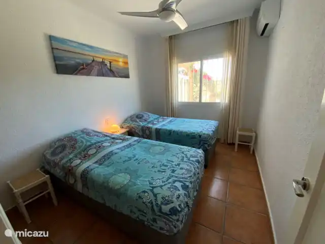 Villa  Casa Hollandia huren in Spanje, Andalusië, Viñuela - villa Slaapkamer met 2 losse boxsprings: 90x 200 cm
Airco en plafondventilator. Rolluiken tegen .