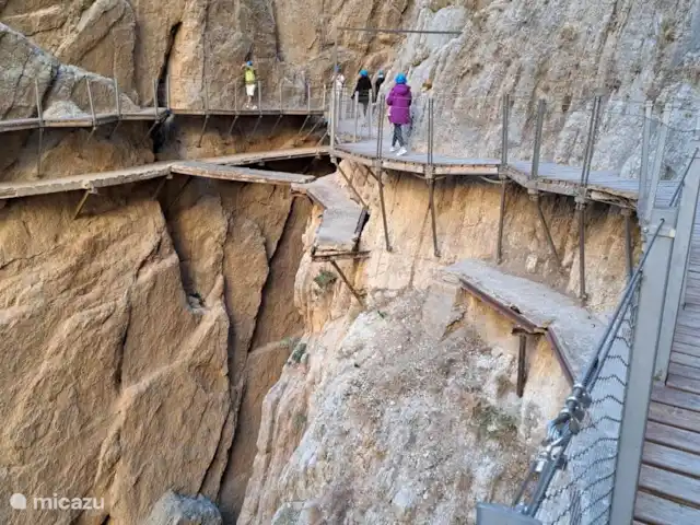 Villa  Casa Hollandia huren in Spanje, Andalusië, Viñuela - villa  Caminito del Ray ; Langs de berghellingen die zijn omheind voor veiligheid