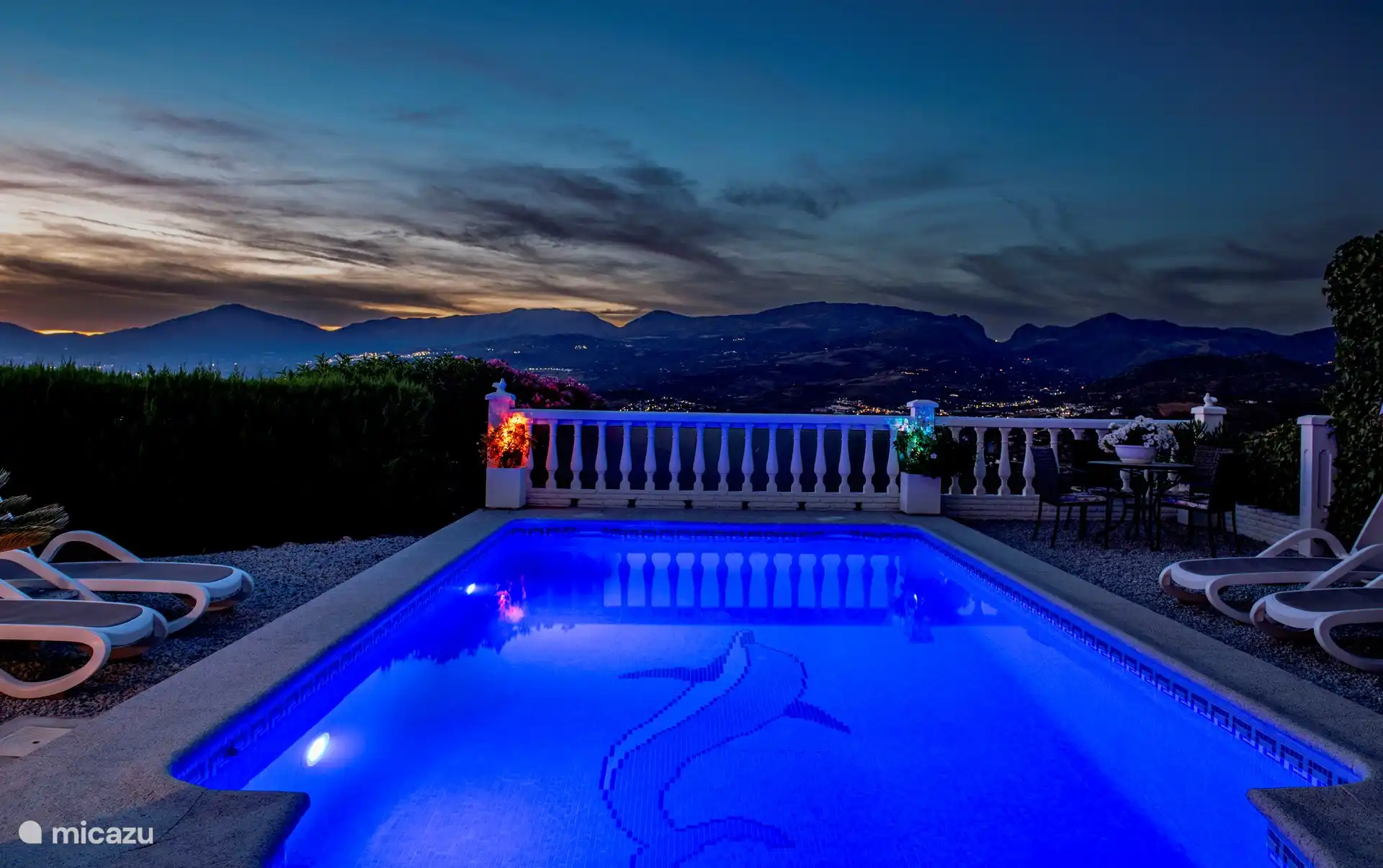 Blick auf La Vinuela 