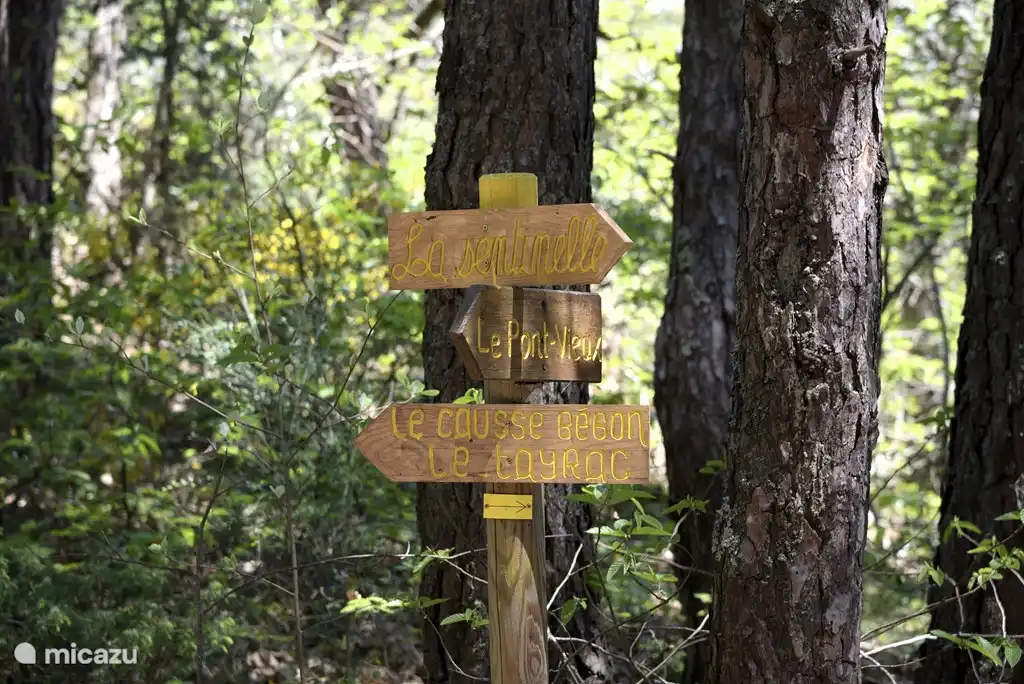La casa está ubicada en una hermosa zona de paseo.