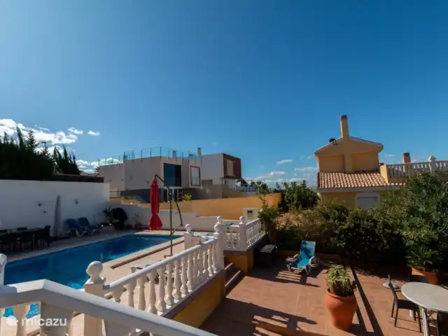 Casa Bianca | Espagne, Costa Blanca, Gran Alacant - Santa Pola - villa Vue d’ensemble du jardin