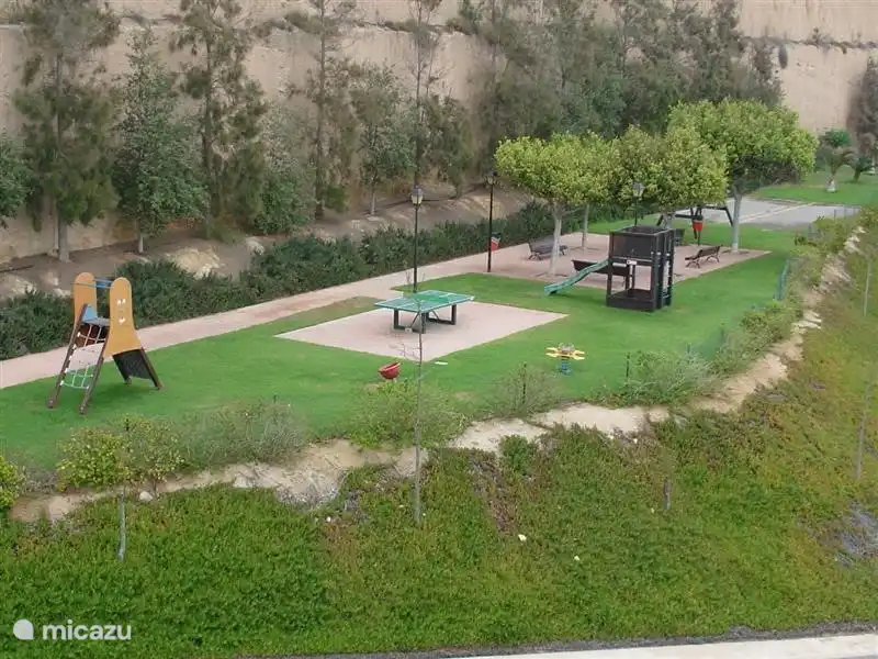The children playground at the residence.