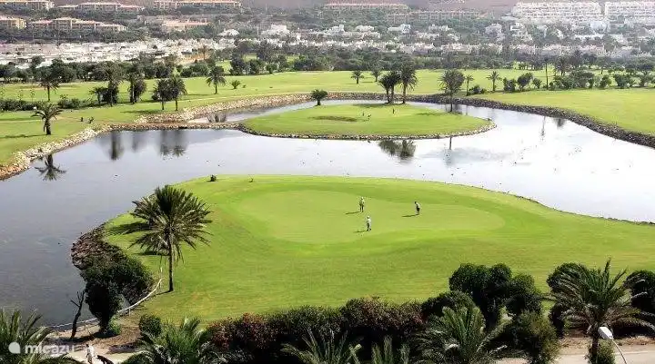 View of the 27-hole Almerimar golf course.