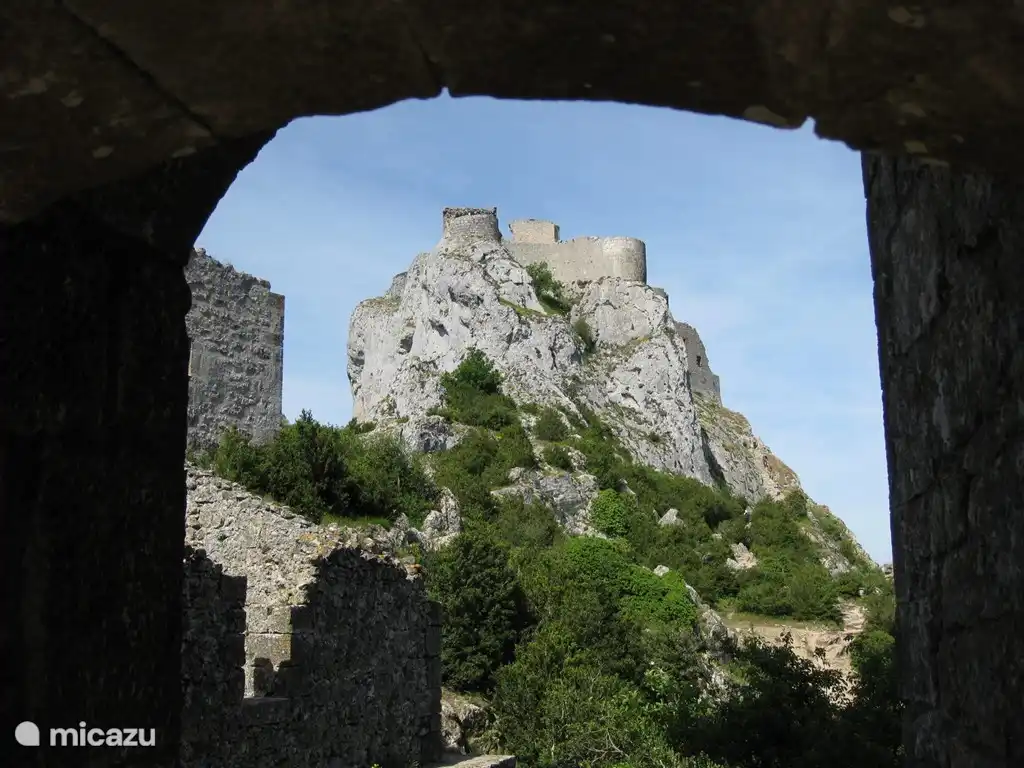 Die Katharerruinen de Queribus.