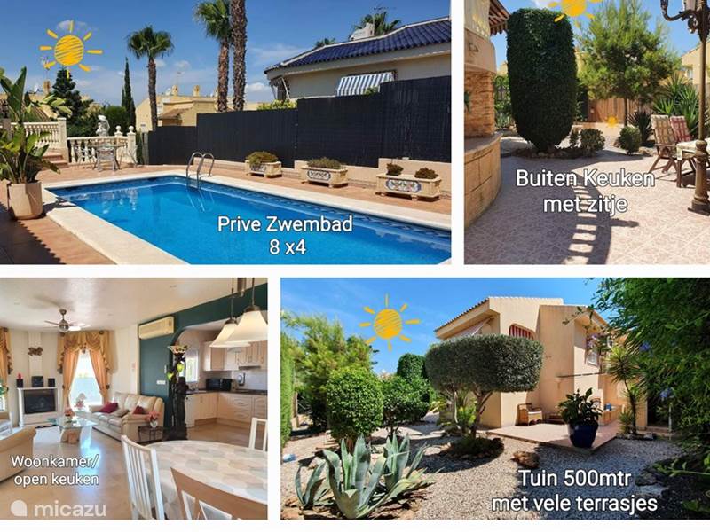 Vakantiehuis Spanje, Costa Blanca, Rojales Villa Villa Esmeralda met privé zwembad. 