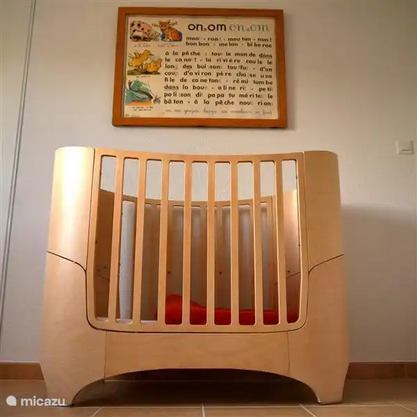 Our lovely and very high quality wooden cot