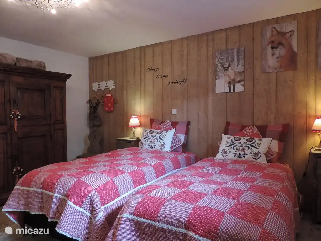 Dormitorio para 4 personas en planta baja.