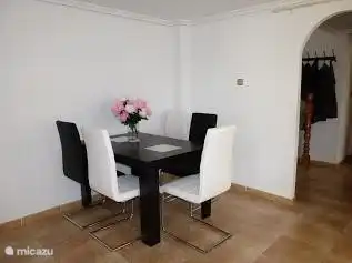 Living and dining room with two large sofas with lounge seat, TV (Nl, Flemish and ED live, inhouse movies, etc.,) wifi